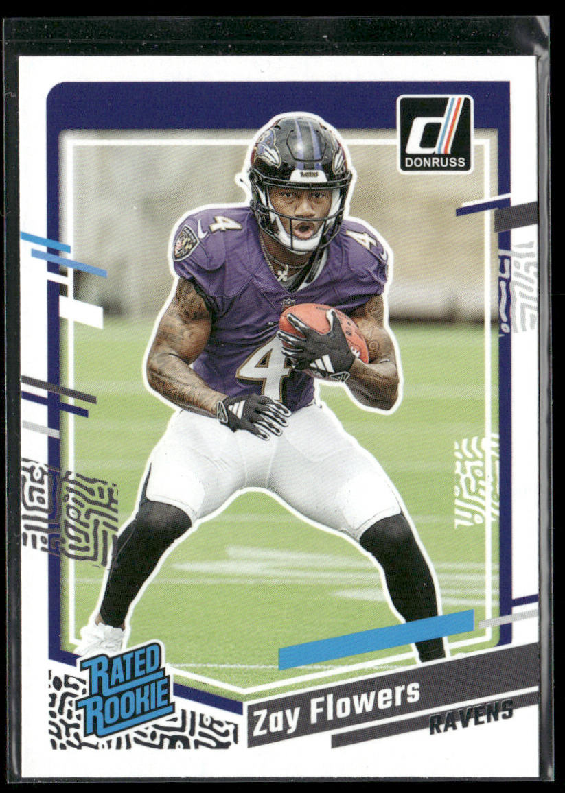 Zay Flowers 2023 Donruss #307 RC Baltimore Ravens
