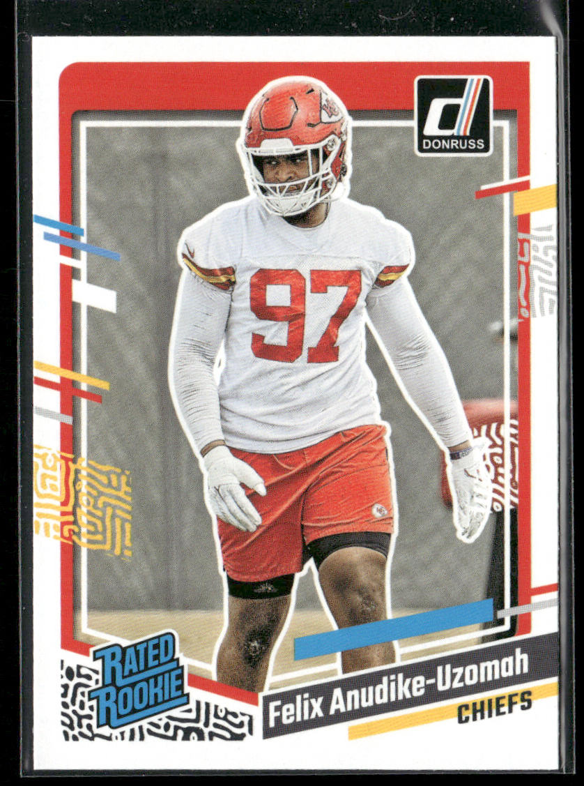 Felix Anudike-Uzomah 2023 Donruss #349 RC Kansas City Chiefs