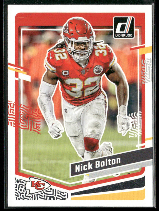 Nick Bolton 2023 Donruss #148 Kansas City Chiefs