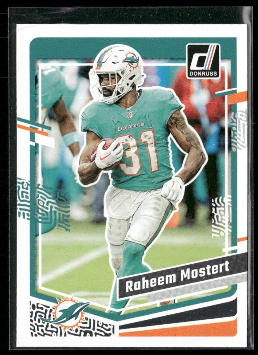 Raheem Mostert 2023 Donruss #189 Miami Dolphins