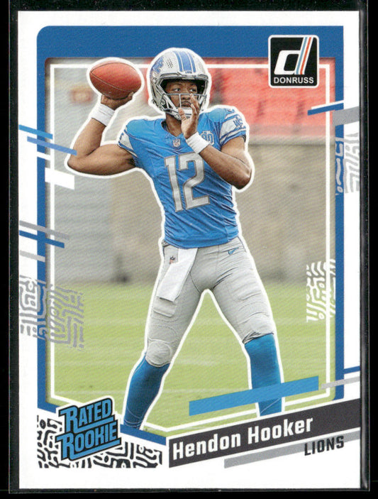 Hendon Hooker 2023 Donruss #329 RC Detroit Lions