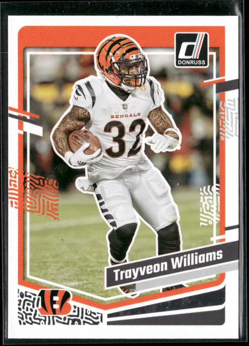 Trayveon Williams 2023 Donruss #59 Cincinnati Bengals