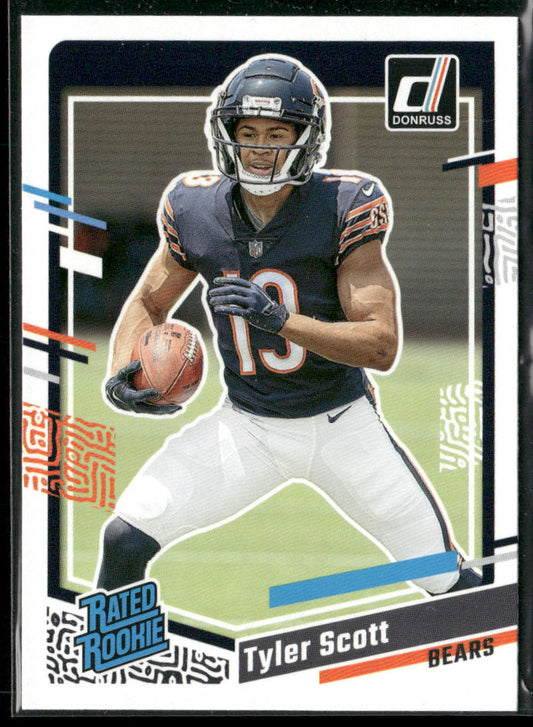 Tyler Scott 2023 Donruss #315 RC Chicago Bears