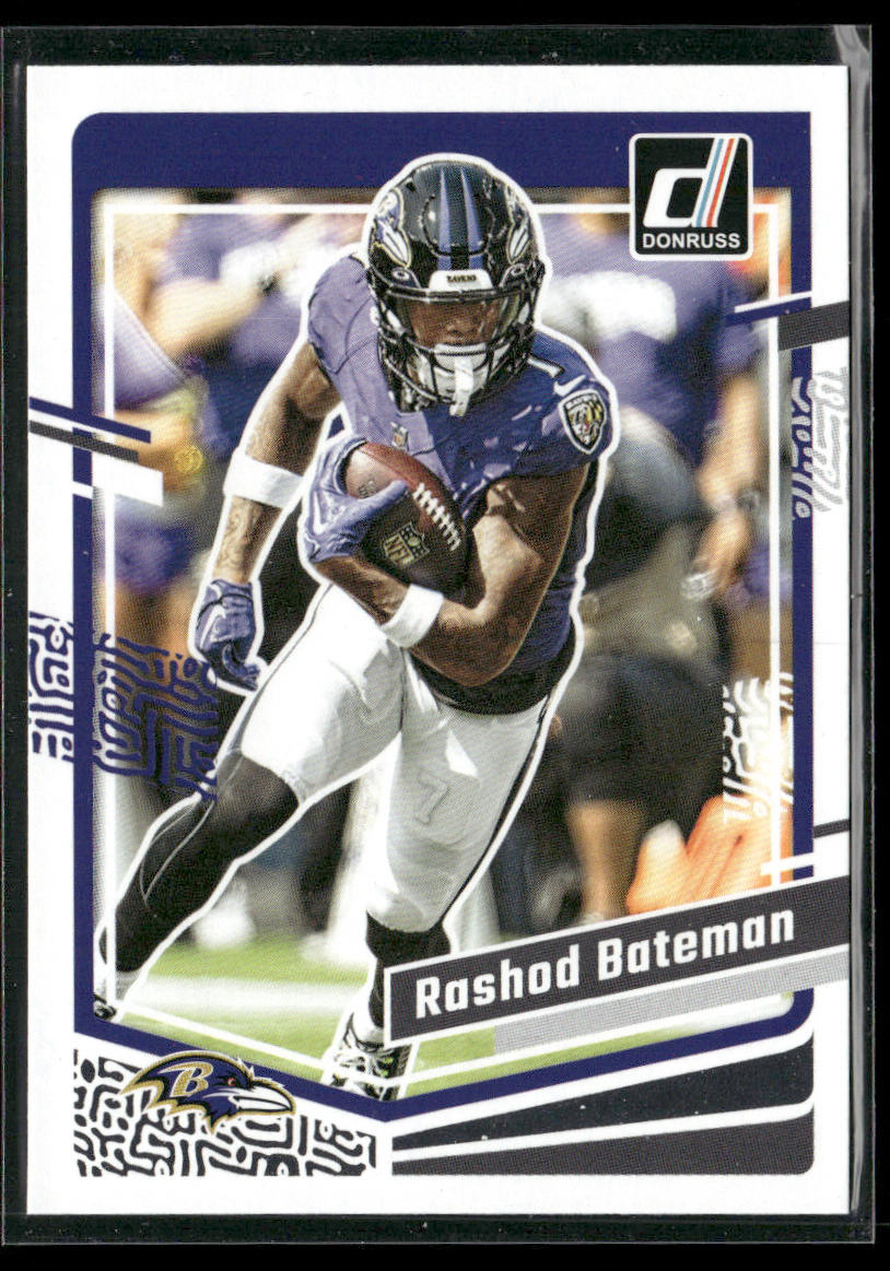 Rashod Bateman 2023 Donruss #20 Baltimore Ravens