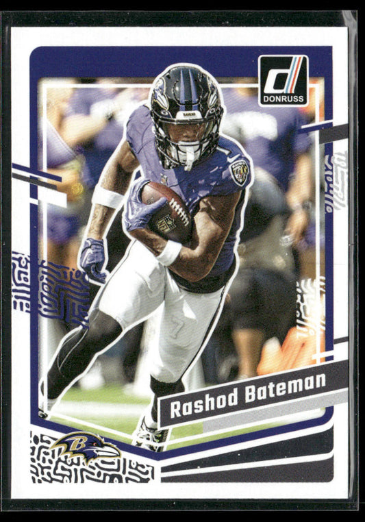 Rashod Bateman 2023 Donruss #20 Baltimore Ravens