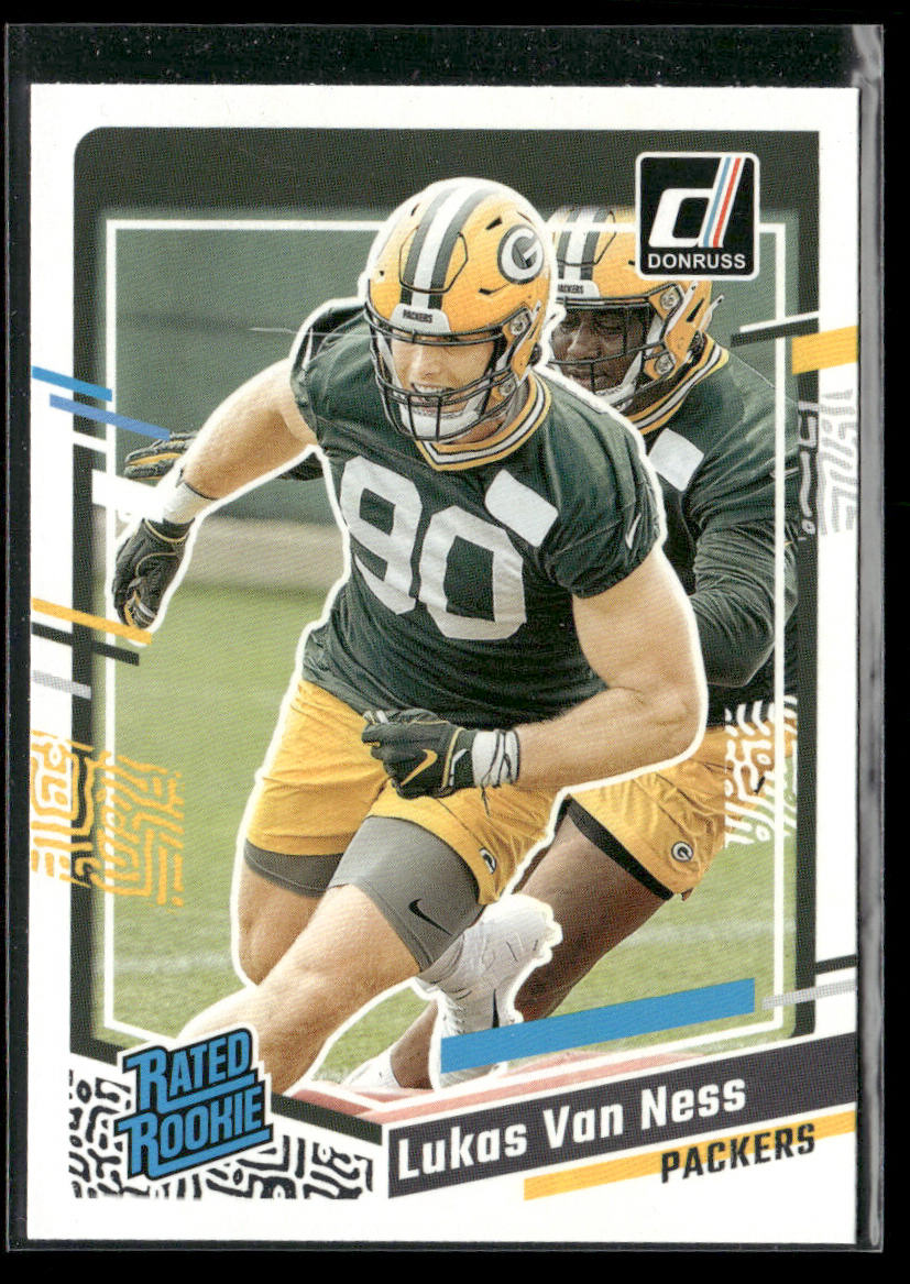 Lukas Van Ness 2023 Donruss #336 RC Green Bay Packers