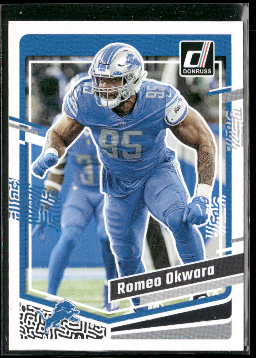 Romeo Okwara 2023 Donruss #104 Detroit Lions
