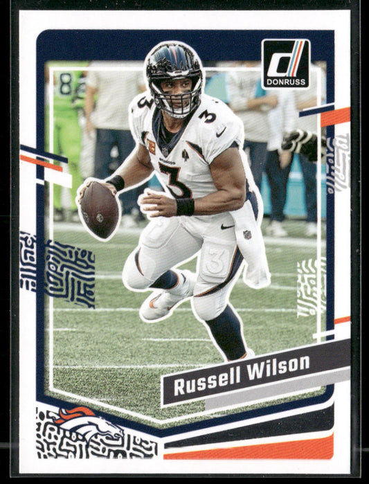 Russell Wilson 2023 Donruss #93 Denver Broncos