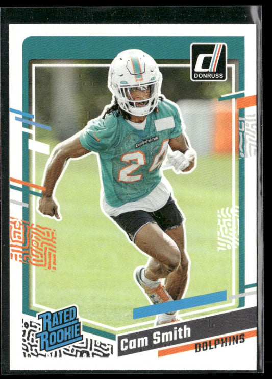 Cam Smith 2023 Donruss #364 RC Miami Dolphins