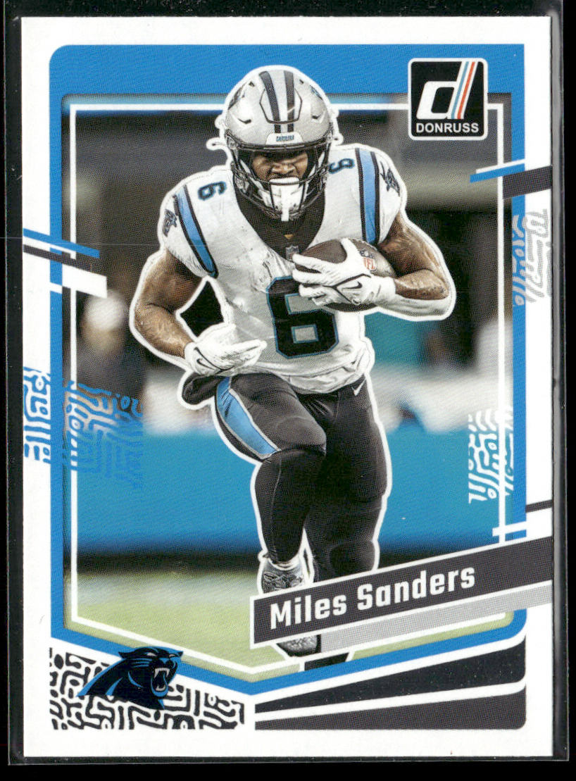 Miles Sanders 2023 Donruss #44 Carolina Panthers