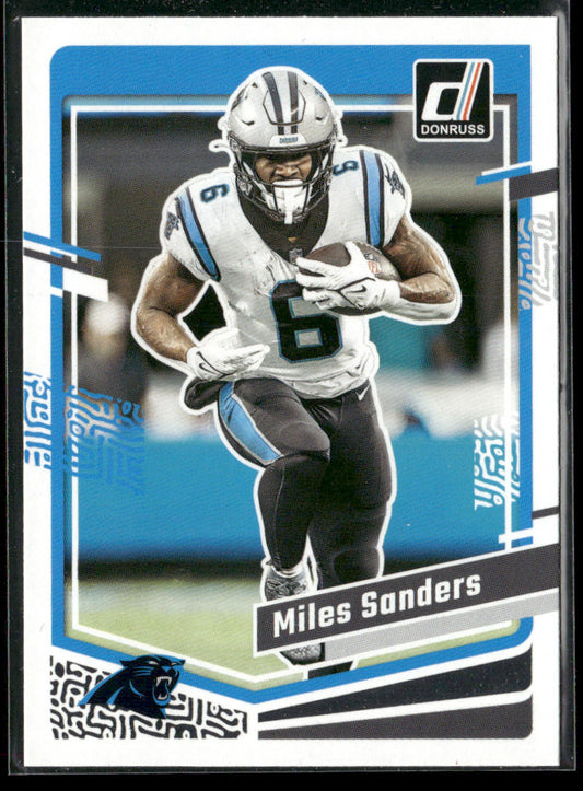 Miles Sanders 2023 Donruss #44 Carolina Panthers