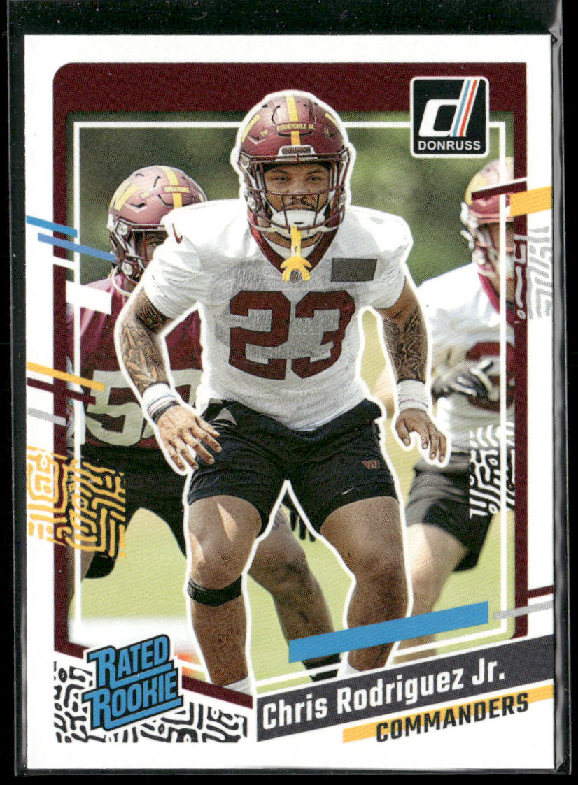 Chris Rodriguez Jr. 2023 Donruss #398 RC Washington Commanders