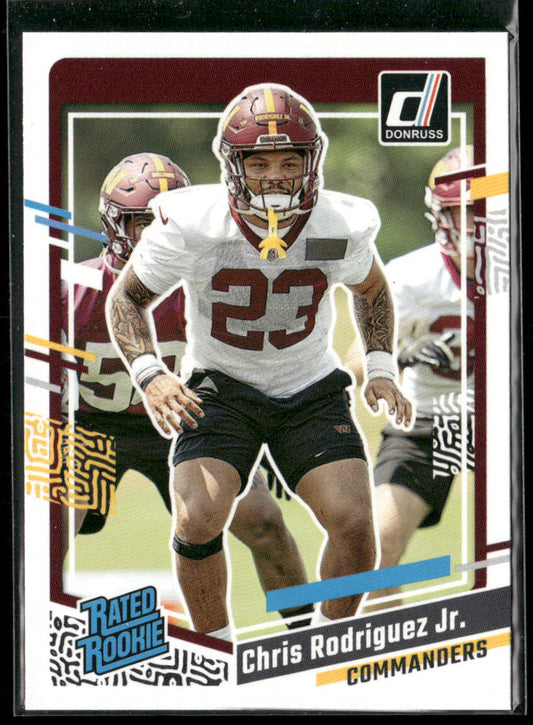 Chris Rodriguez Jr. 2023 Donruss #398 RC Washington Commanders