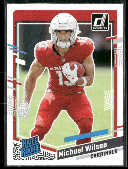 Michael Wilson 2023 Donruss #303 RC Arizona Cardinals