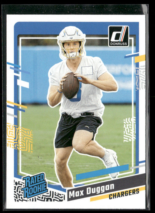 Max Duggan 2023 Donruss #352 RC Los Angeles Chargers