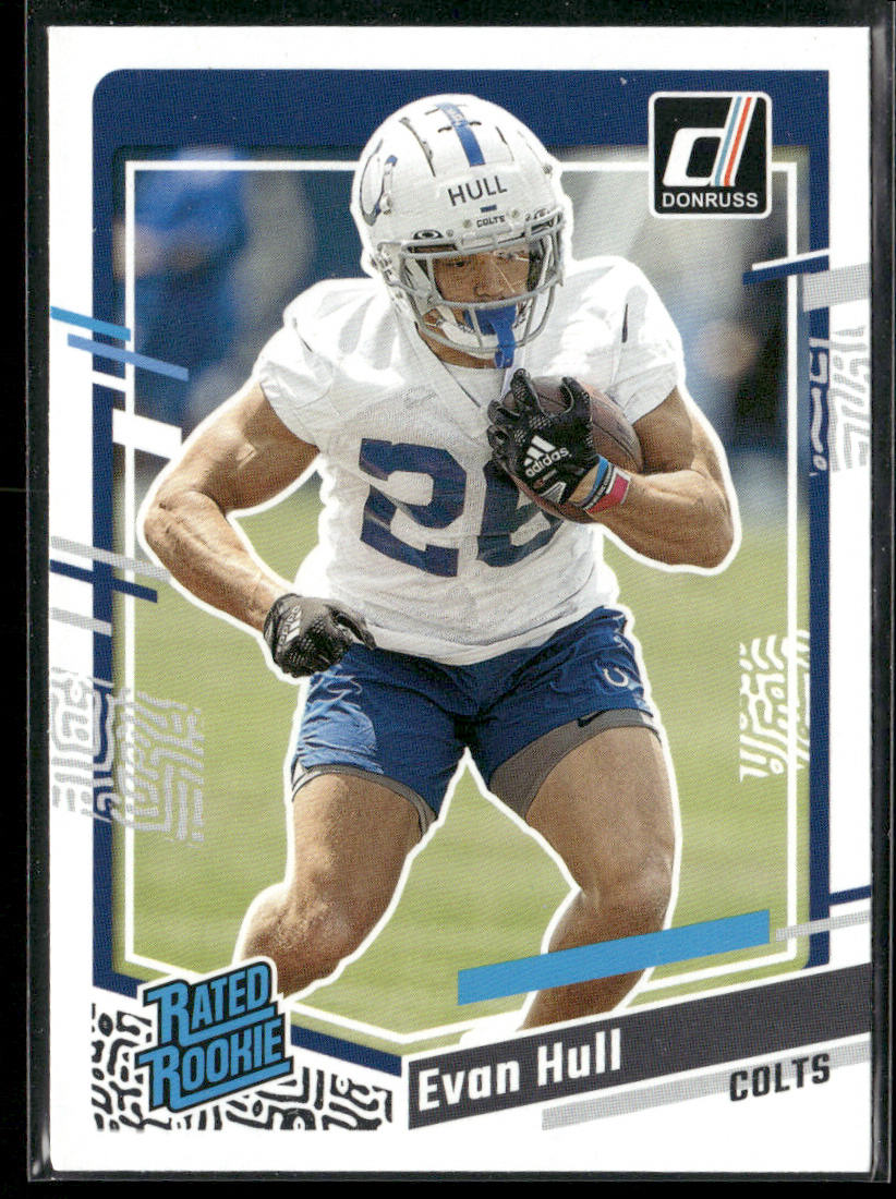 Evan Hull 2023 Donruss #344 RC Indianapolis Colts