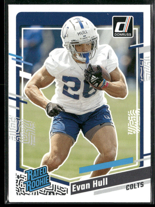 Evan Hull 2023 Donruss #344 RC Indianapolis Colts