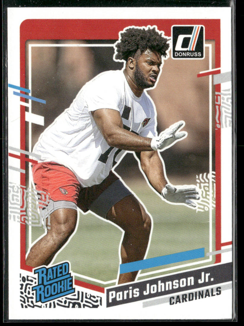Paris Johnson Jr. 2023 Donruss #304 RC Arizona Cardinals