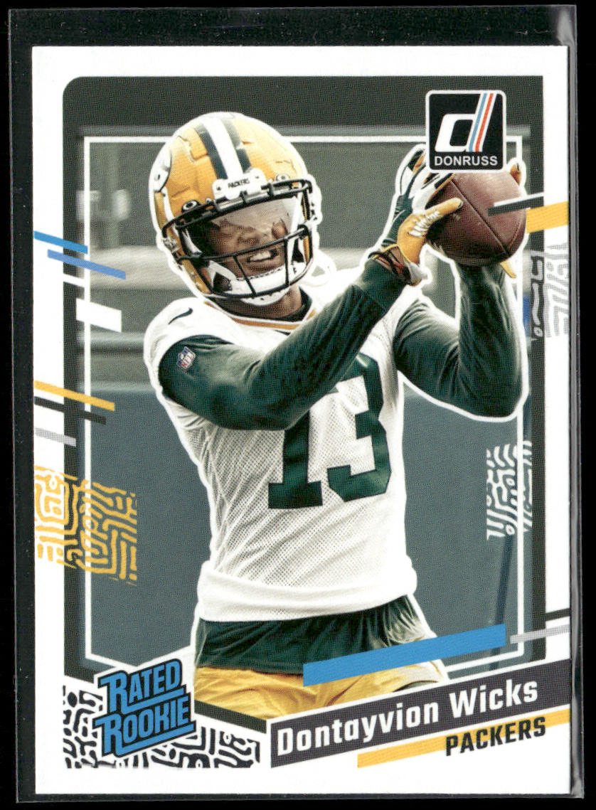 Dontayvion Wicks 2023 Donruss #333 RC Green Bay Packers