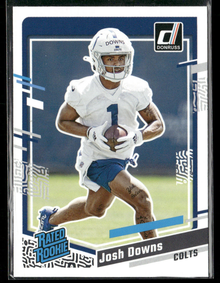 Josh Downs 2023 Donruss #345 RC Indianapolis Colts