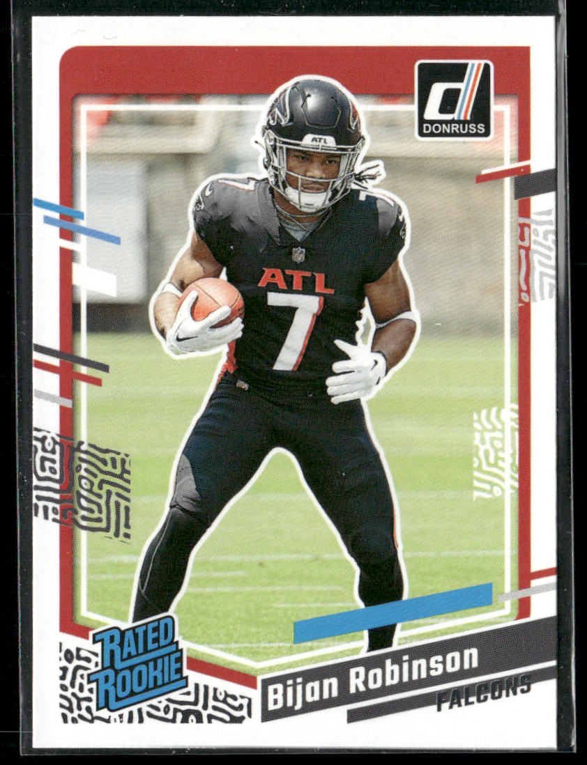 Bijan Robinson 2023 Donruss #305 RC Atlanta Falcons