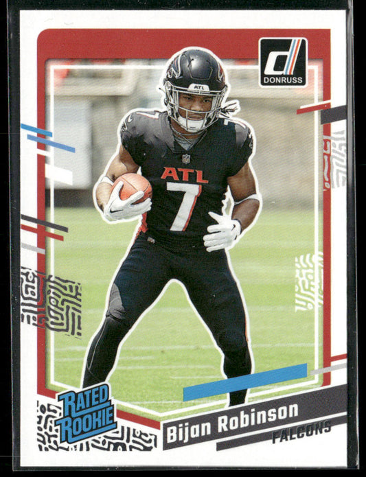 Bijan Robinson 2023 Donruss #305 RC Atlanta Falcons