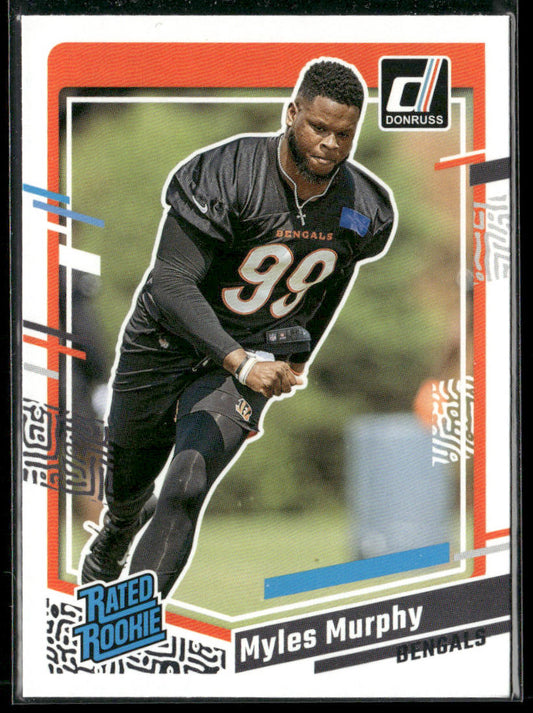 Myles Murphy 2023 Donruss #320 RC Cincinnati Bengals