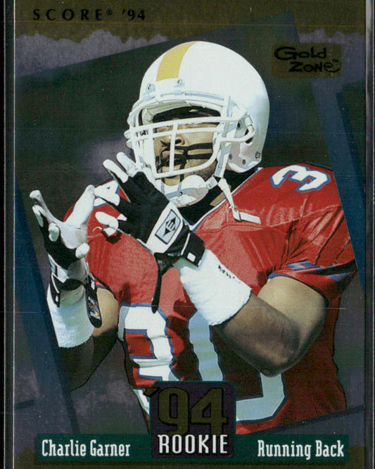 Charlie Garner 1994 Score Gold Zone #300 RC Philadelphia Eagles