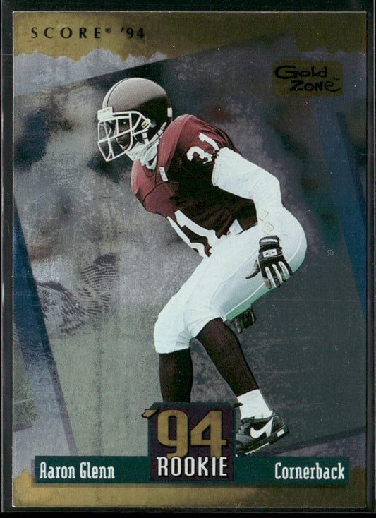 Aaron Glenn 1994 Score Gold Zone #299 RC New York Jets