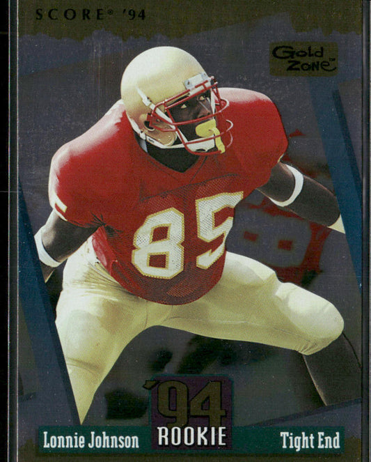 Lonnie Johnson 1994 Score Gold Zone #301 RC Buffalo Bills