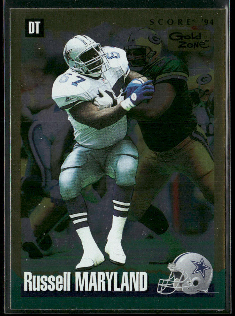 Russell Maryland 1994 Score Gold Zone #206 Dallas Cowboys