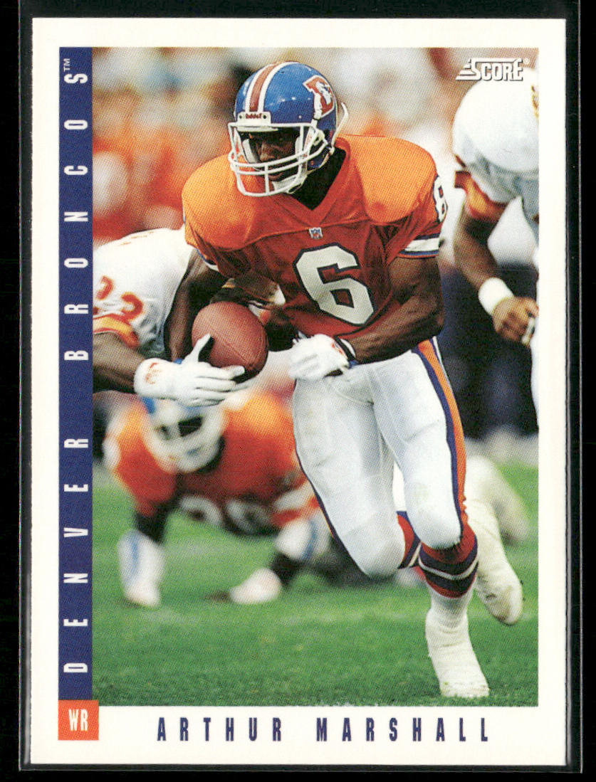 Arthur Marshall 1993 Score #288 RC Denver Broncos
