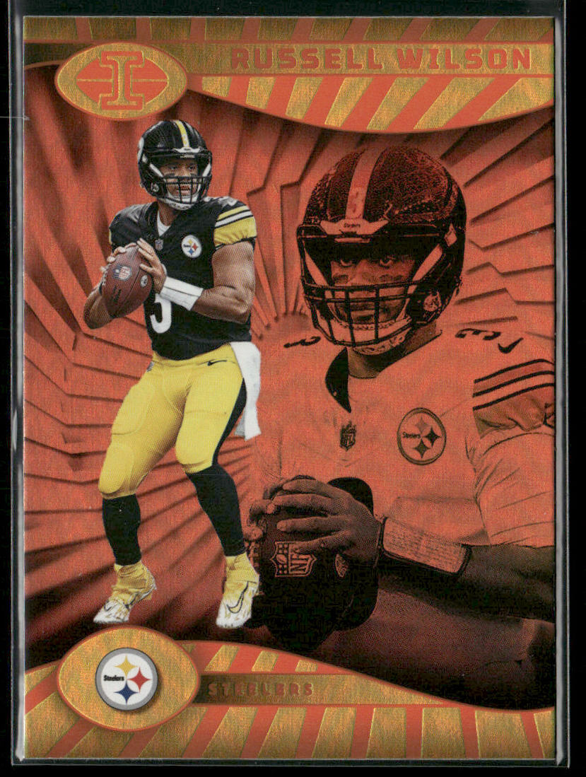 Russell Wilson 2024 Panini Illusions Orange Trophy Collection #74 Steelers