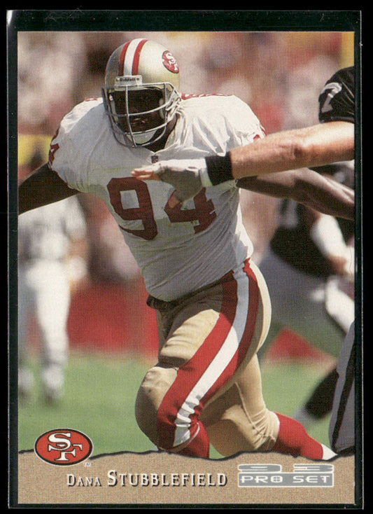 Dana Stubblefield 1993 Pro Set #396 RC San Francisco 49ers