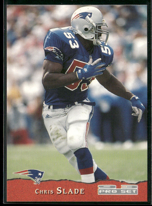 Chris Slade 1993 Pro Set #276 RC New England Patriots