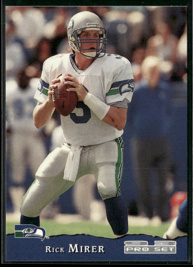 Rick Mirer 1993 Pro Set #411 RC Seattle Seahawks
