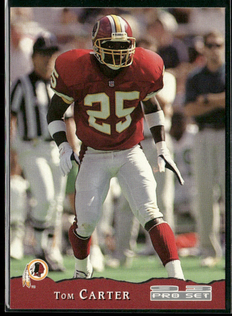 Tom Carter 1993 Pro Set #436 RC Washington Redskins