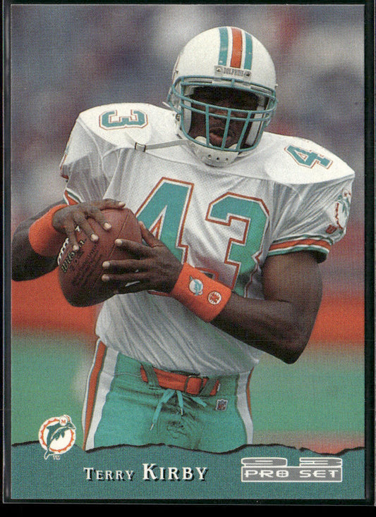 Terry Kirby 1993 Pro Set #246 RC Miami Dolphins