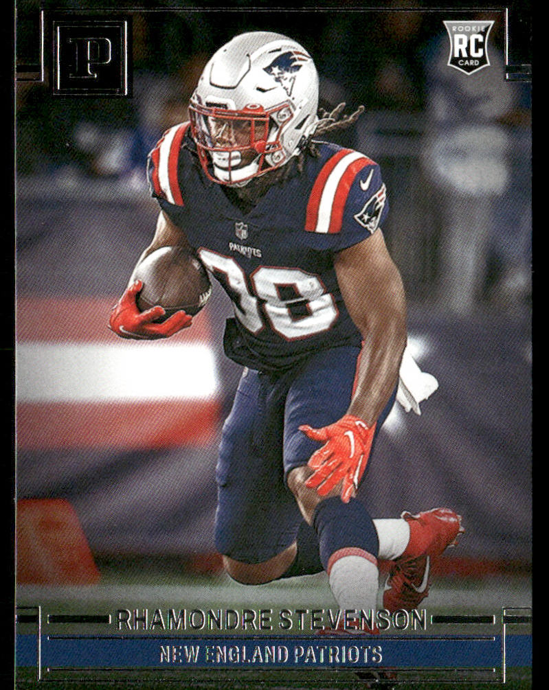 Rhamondre Stevenson 2021 Panini Chronicles Panini #PA-18 New England Patriots