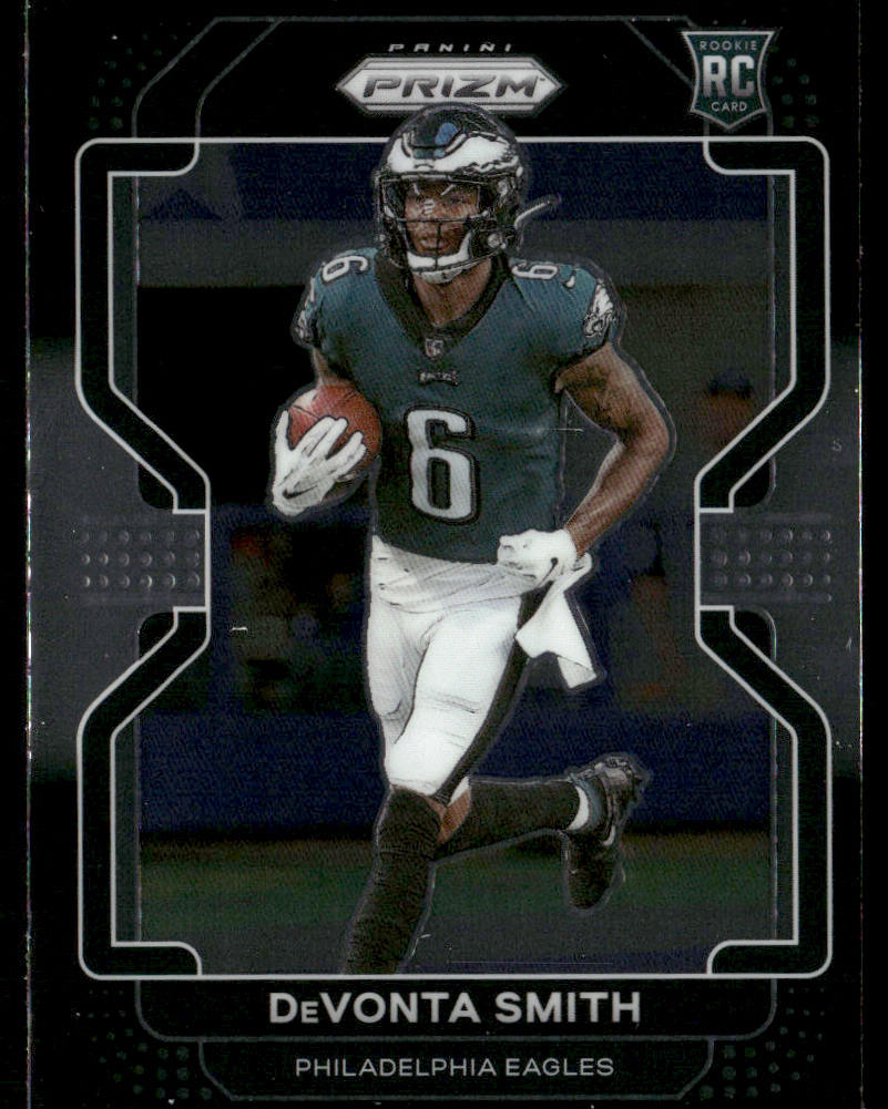 DeVonta Smith 2021 Panini Chronicles Prizm Black #PB-8 Philadelphia Eagles