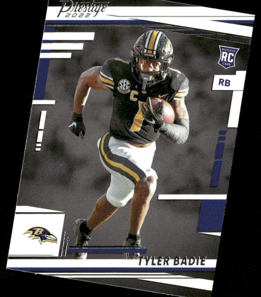 Tyler Badie 2022 Panini Prestige #377 RC Baltimore Ravens