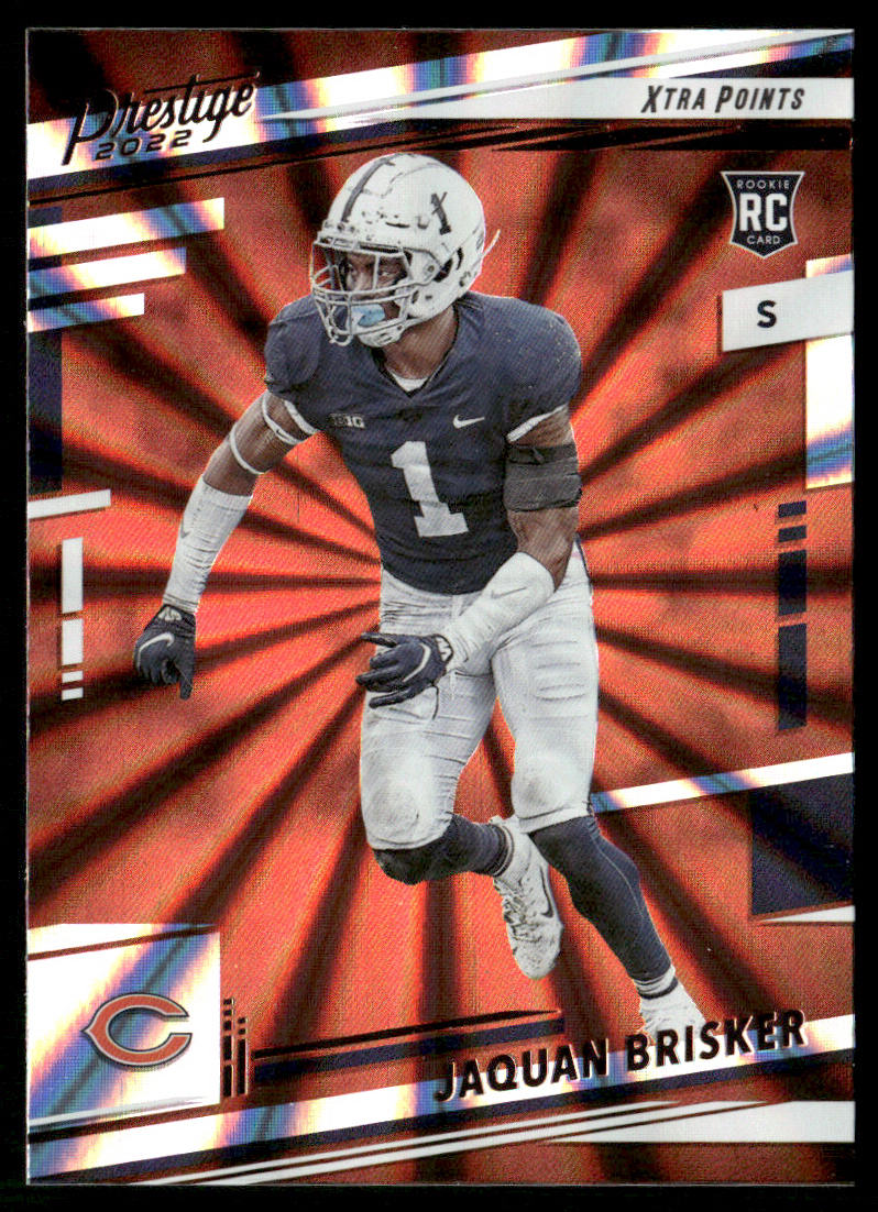Jaquan Brisker 2022 Panini Prestige Xtra Points Sunburst #343 RC Chicago Bears