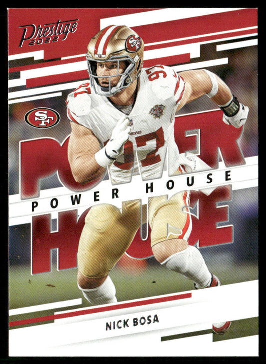 Nick Bosa 2022 Panini Prestige Power House #PH-22 San Francisco 49ers