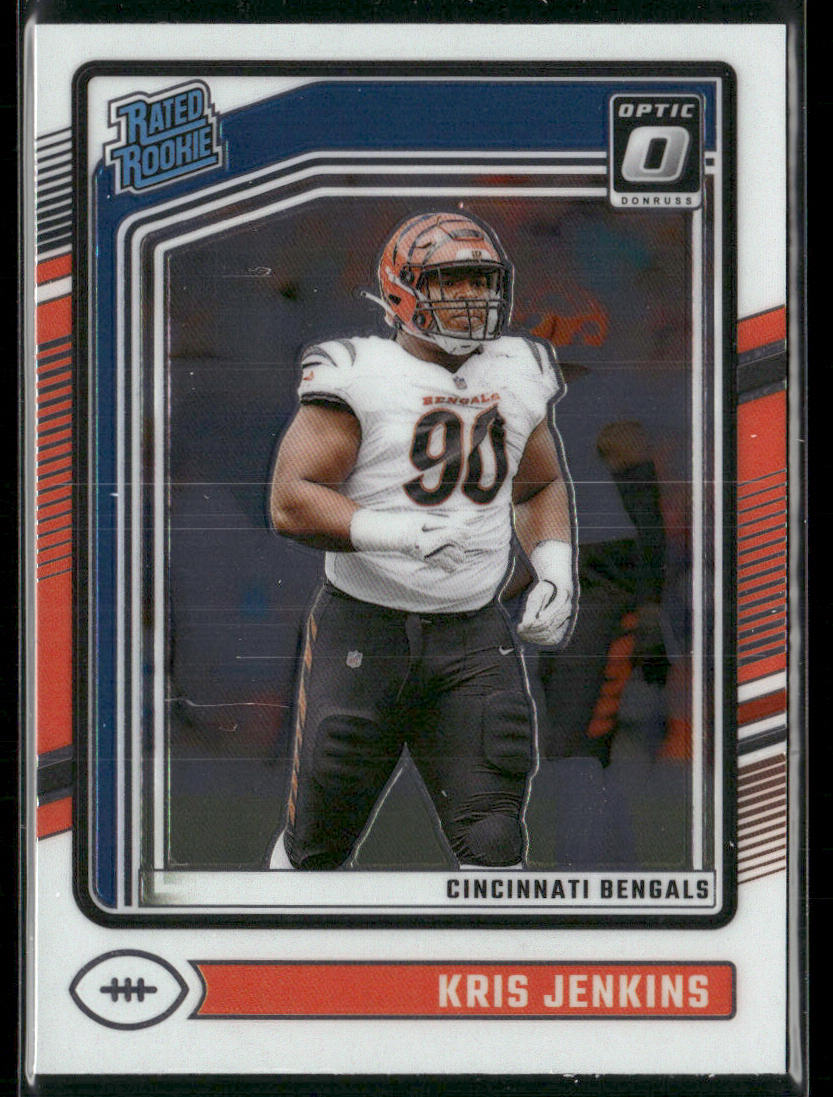 Kris Jenkins 2024 Donruss Optic #265 RC Cincinnati Bengals