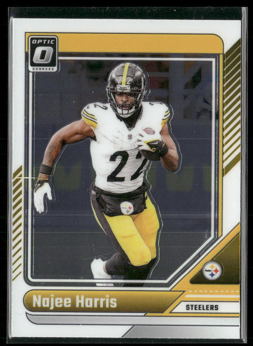 Najee Harris 2024 Donruss Optic #165 Pittsburgh Steelers