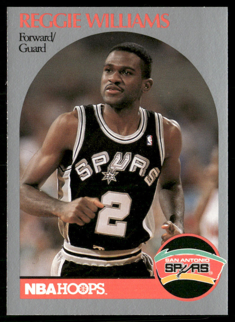 Reggie Williams 1990-91 Hoops #272 San Antonio Spurs