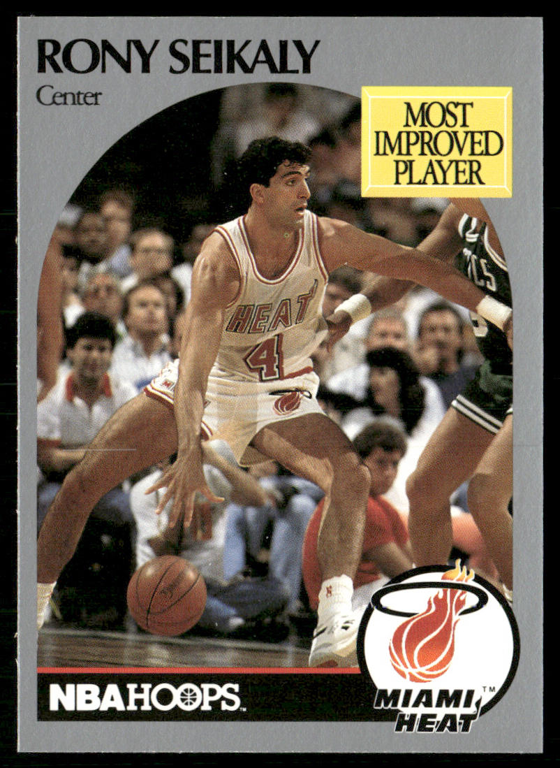 Rony Seikaly 1990-91 Hoops #169a Miami Heat