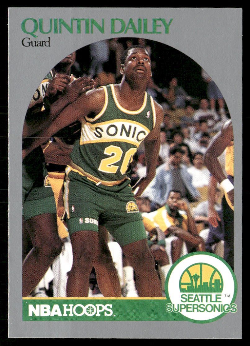 Quintin Dailey 1990-91 Hoops #276 Seattle SuperSonics