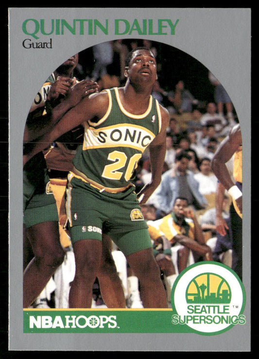 Quintin Dailey 1990-91 Hoops #276 Seattle SuperSonics