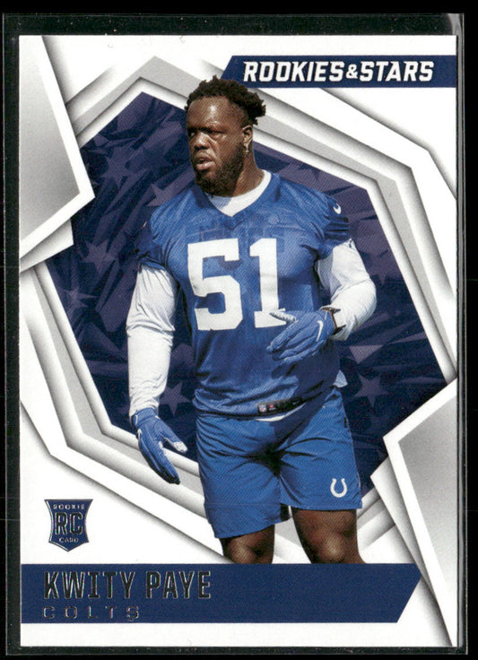 Kwity Paye 2021 Panini Rookies & Stars #150 RC Indianapolis Colts